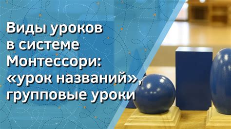 Важность индивидуальных уроков в системе Монтессори