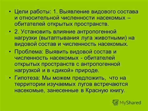 Влияние открытых пространств