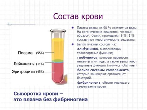 Влияние питания на состав ионов в плазме крови и слюне