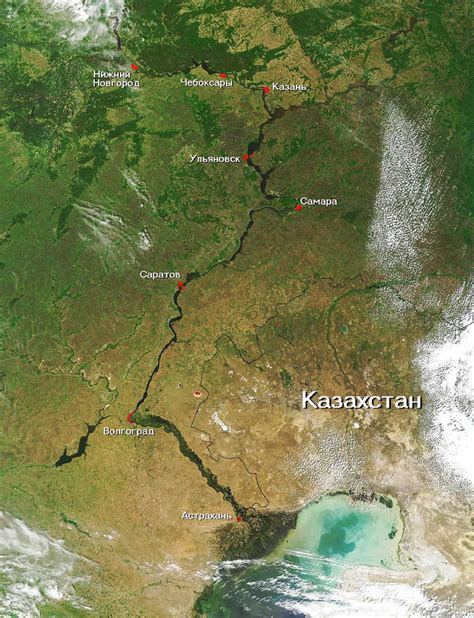 Географическое расположение реки Вожа