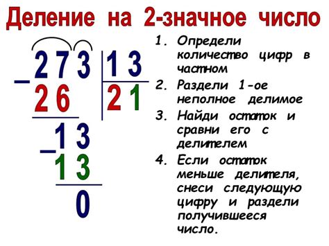 Деление числа 121 на девять