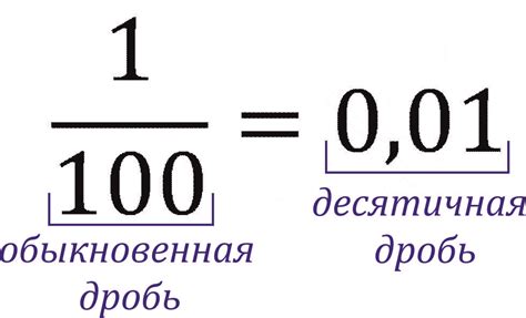 Десятичная дробь: определение и примеры