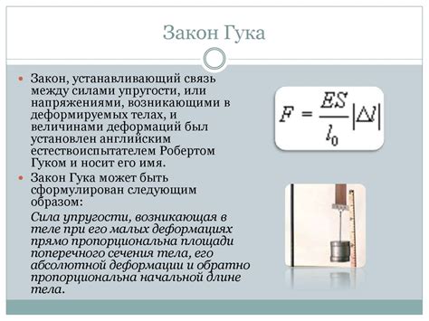 Деформация и упругость