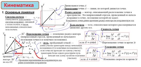 Динамика и кинематика движения тела