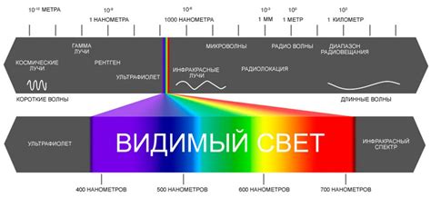 Длина волны и видимый спектр света