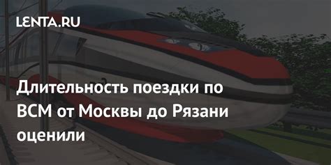 Длительность поездки