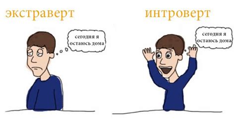 Интроверсия и экстроверсия