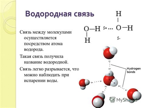 Как образуются водородные связи?