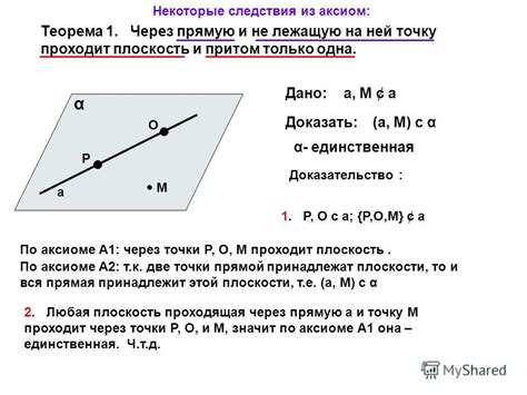 Как определить плоскость, проходящую через прямую и точку?