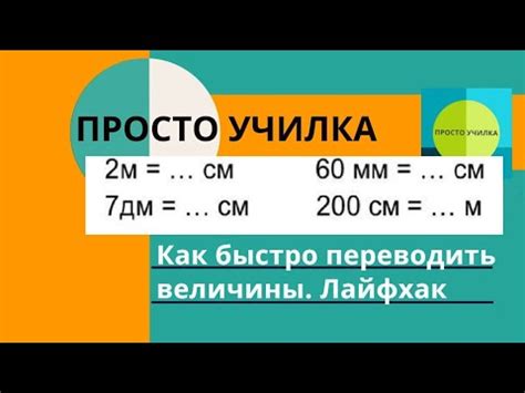 Как перевести сантиметры в миллиметры: подробное объяснение