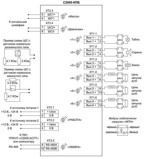 Как правильно подключить блок контрольно-пусковой марки С2000 КПБ