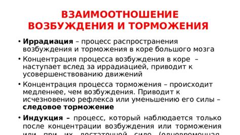 Необходимость учета процесса торможения в тренировках