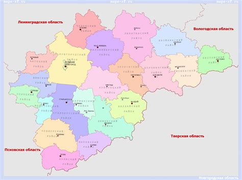 Обзор районов Новгородской области