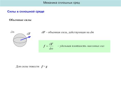 Объемная сила