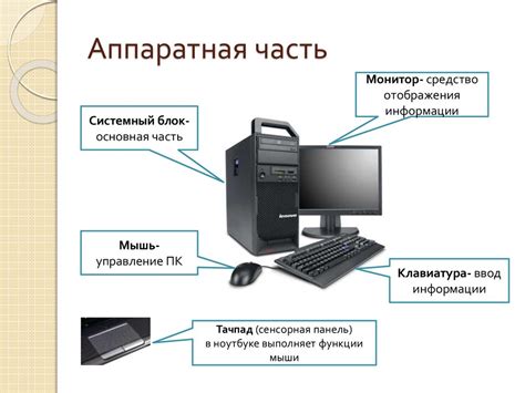 Ограничения аппаратной части компьютера