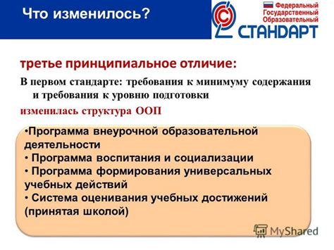 Основательность подхода в первом стандарте