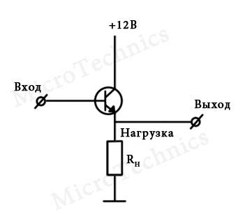 Основные принципы работы эмиттерного повторителя