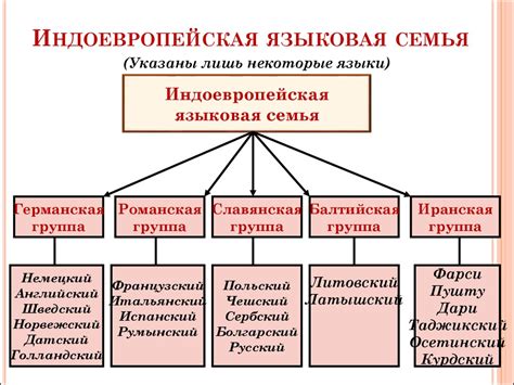 Основные причины возникновения различных языковых групп и диалектов