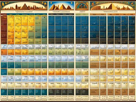 Особенности древнеегипетского календаря