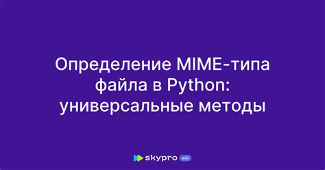 Отсутствие MIME-типа для приложения