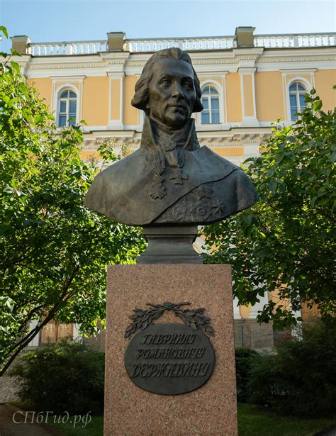 Памятник Державину в Санкт-Петербурге: история создания