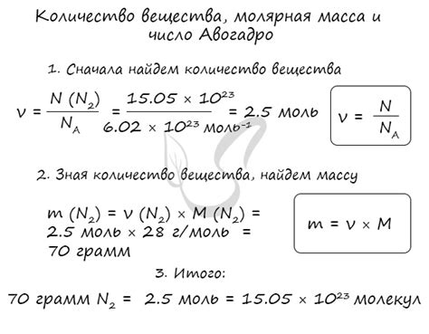 Перевод массы NaOH в количество молекул