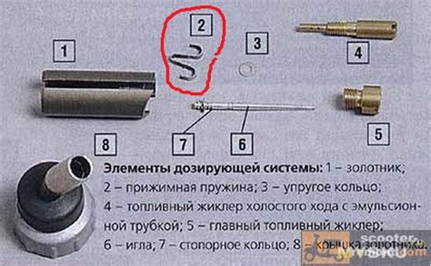 Повреждение мембраны или иглы в карбюраторе