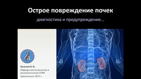 Повреждение почек и питье морской воды