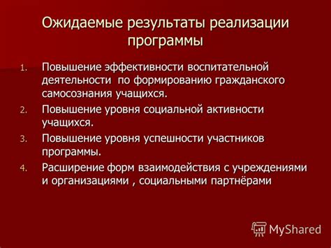 Повышение гражданского самосознания