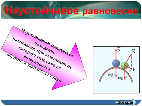 Потеря равновесия и движение