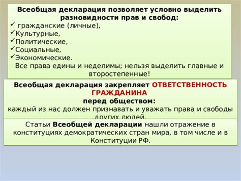 Почему важно уважать права и свободы других людей