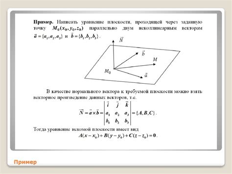 Практическое применение плоскостей и прямых