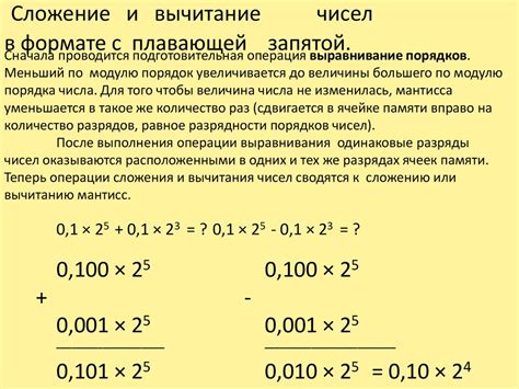 Представление чисел с использованием экспоненты