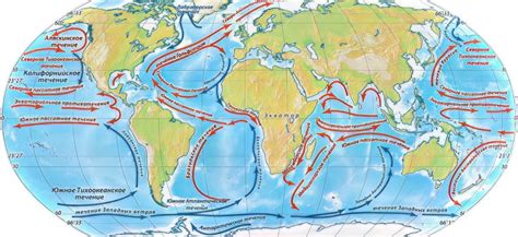 Преобладание холодных морских течений