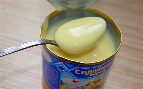 Продукты, в составе которых есть сгущенка