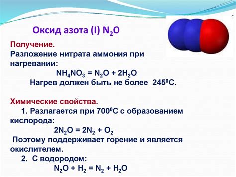 Продукты реакции оксида азота 1 с кислородом