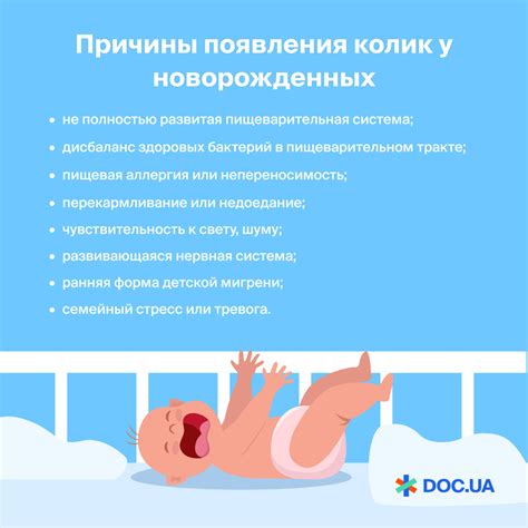 Психологические аспекты колик у новорожденных вечером