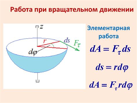 Работа сил пузырькового движения