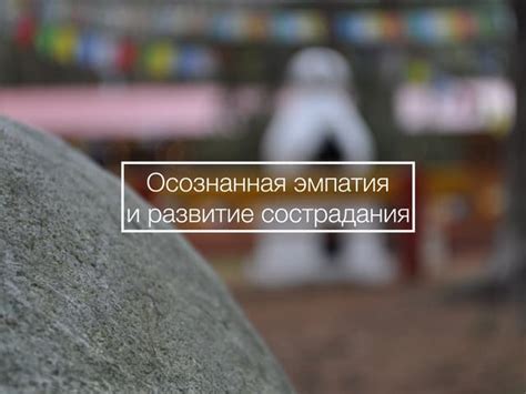 Развитие эмпатии и сострадания