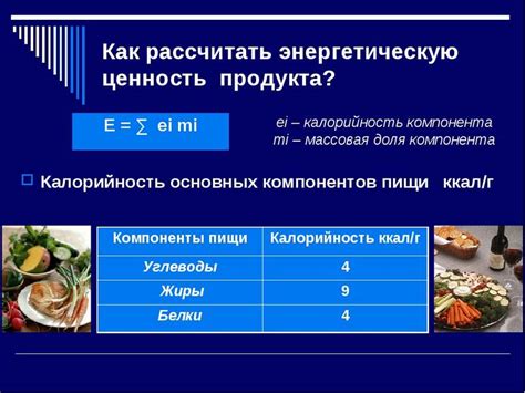 Раздел 3: Сокращение пищевой ценности