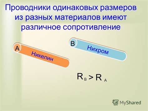 Различное сопротивление