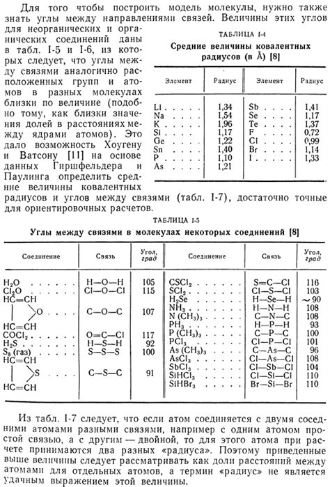 Размеры молекул: общие сведения и особенности