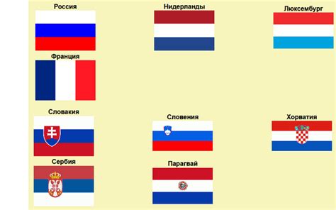 Распространенность цветов в флагах мировых государств