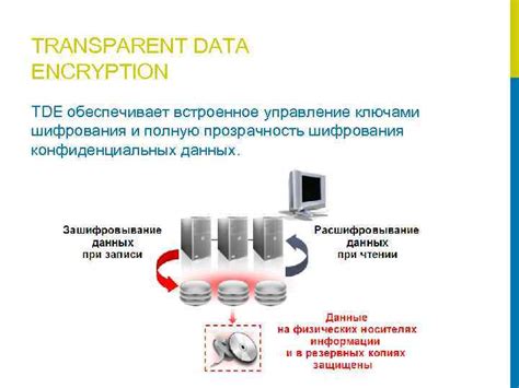 Ролевой доступ и управление ключами шифрования