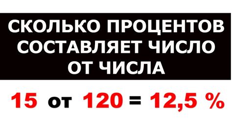 Сколько процентов составляет число 6 от числа 12