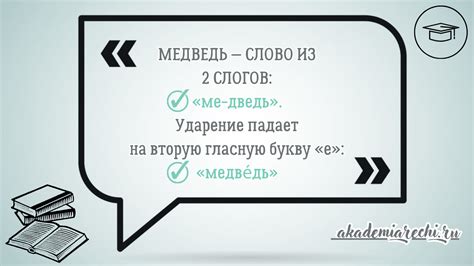 Сколько слогов в слове "медведь"?