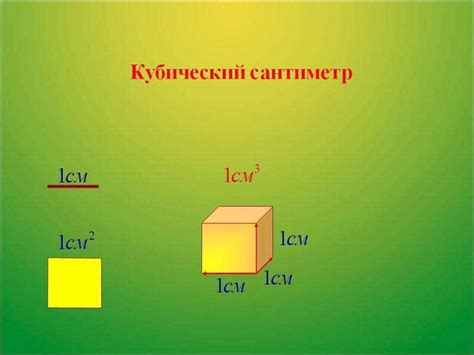 Соотношение кубического дециметра и кубического сантиметра