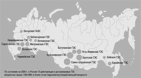 Список ГЭС и их названия