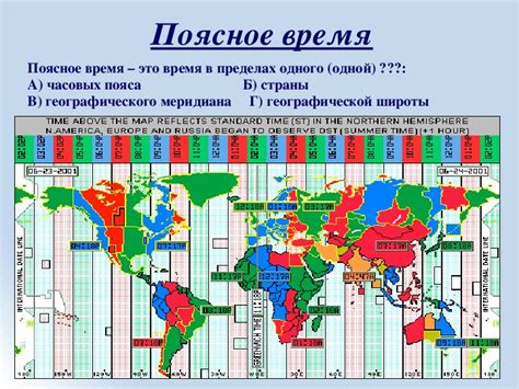 Таймеры и программное обеспечение для синхронизации часовых поясов