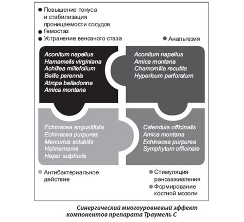 Уникальное сочетание компонентов Траумеля